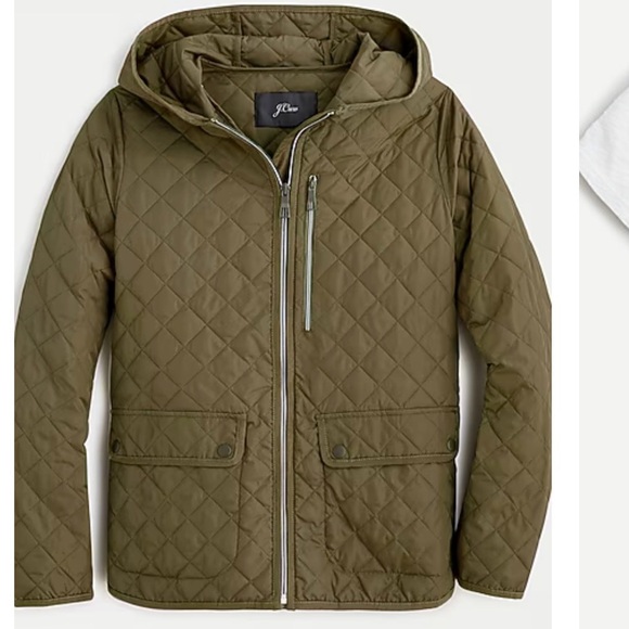 J. Crew Jackets & Blazers - J. Crew Women’s Packable Olive Green Quilted Field Jacket